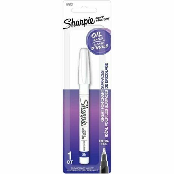 Newell Brands Sharpie Paint Marker, Oil-Based, Extra-Fine Point, White SAN1976707